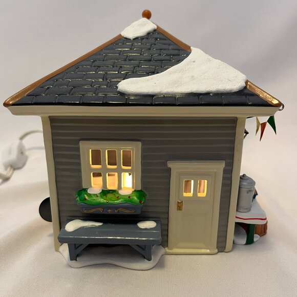 Dept 56 Snow Village – “Another Man’s Treasure” Lighted Garage w/accessories - Picture 3 of 16